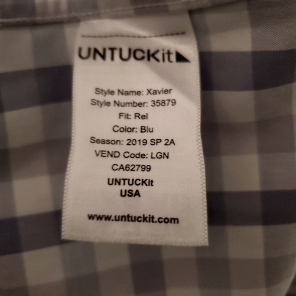 UNTUCKit Xavier Wrinkle Free Long Sleeve Button Down Relaxed Fit - Picture 2 of 2